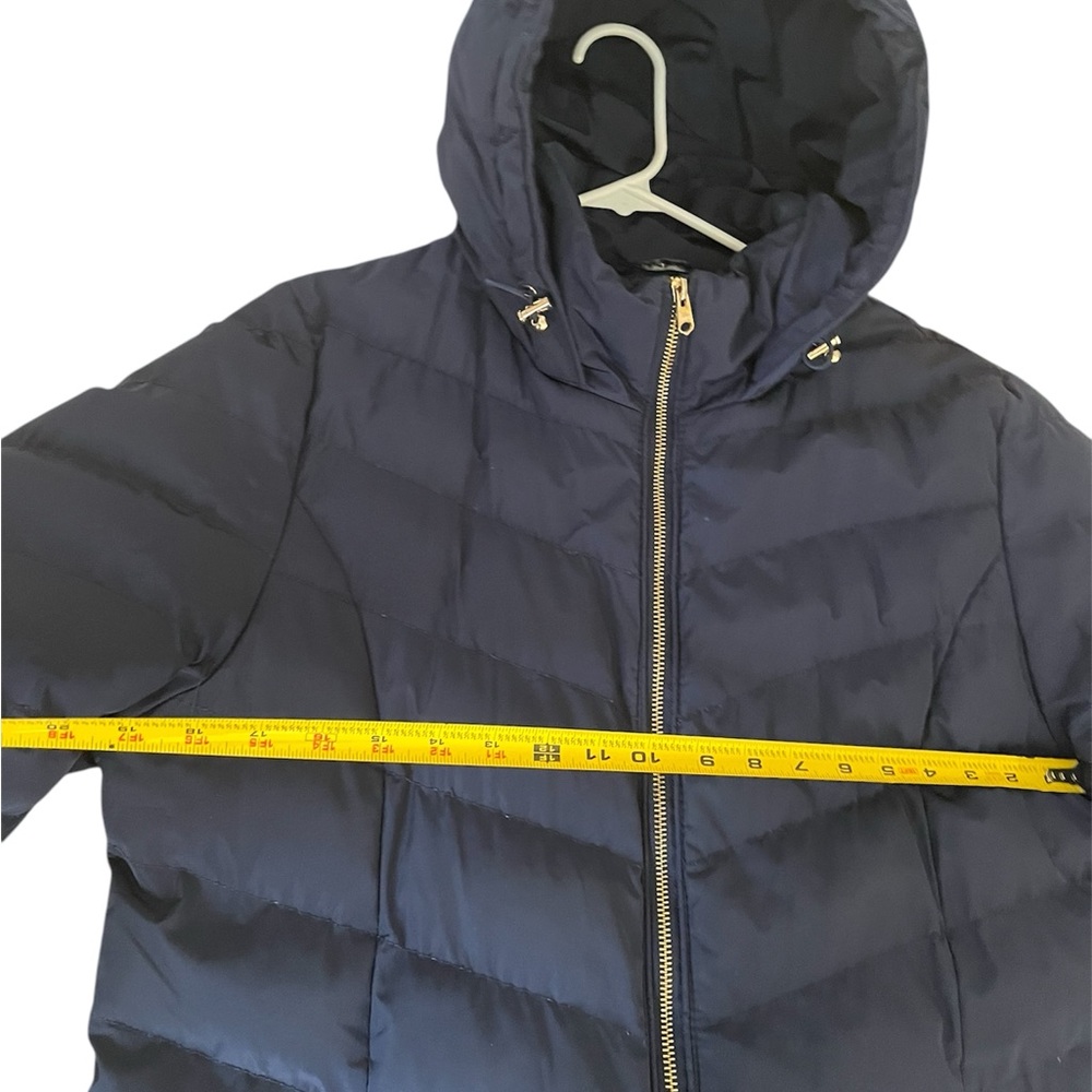 Women's Navy Hooded Jacket - Picture 10 of 12